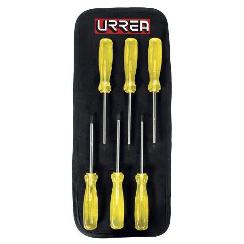Urrea 93W Amber Handle Torx Tip Screwdriver  6-Piece