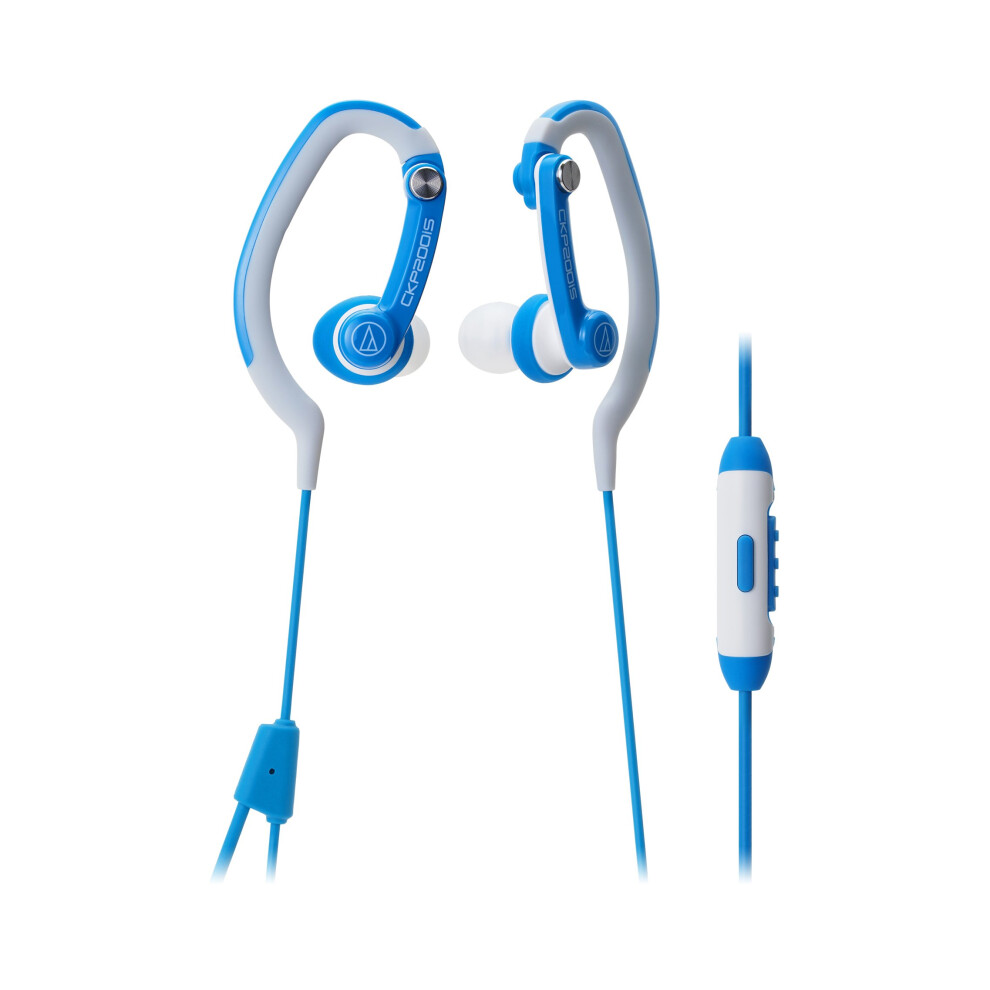 Audio-Technica Ath-Ckp200is Sonicsport In-Ear Headphones For Smartphones Blue