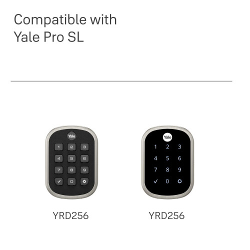 Yale Yale Security AYRDB-DRIVE Κλείδωμα Drive-In Deadbolt, 2-3/8" έως 2-3/4", Νικέλιο 2