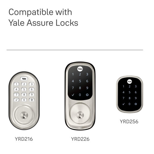 Yale Yale Security AYRDB-DRIVE Κλείδωμα Drive-In Deadbolt, 2-3/8" έως 2-3/4", Νικέλιο 1