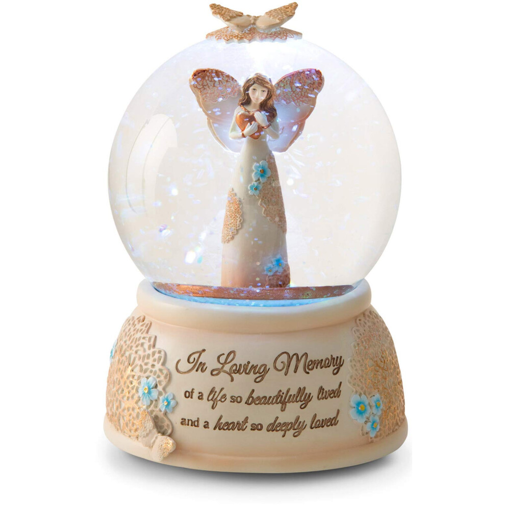 Pavilion Gift Company 19061 Globe D'eau Musical Comm Moratif Light Your Way La M Moire De L'enfant 100 Mm-image