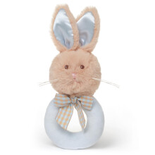 Bearington Baby Lil Bunny 5,5 inch pluchen konijn knuffeldier zachte baby rammelaars en pluchen ringen babycadeau