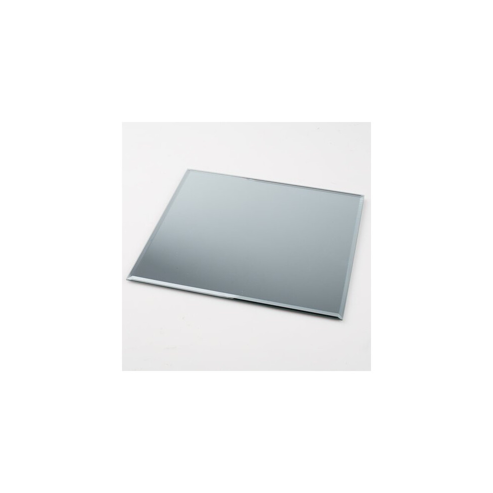 Eastland 10"""" Square Beveled Centerpiece Table Mirror Set of 10