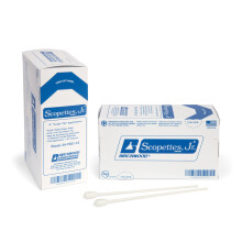 Birchwood - 8 """" Scopettes jr. """" Enkelt sluttede stor spids 8 """" Swab - Box med 100 applikatorer (s?t af 2)