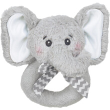 Bearington Baby Lil' Spout 5,5 inch grijze olifant pluche knuffeldier baby olifant babyspullen