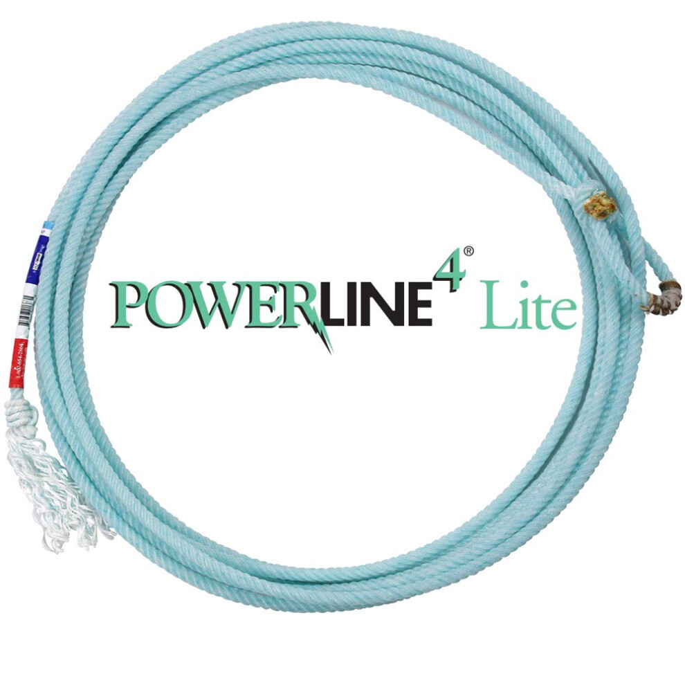 Classic Rope Powerline4 Lite 4 Strand Head Team Rope 30'  Blue  (PWRS330)-image-OPC-PFR8KMR-NEW