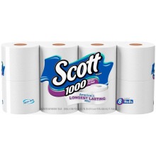 Toaletn    papier Scott Regular Roll 1-vrstvov    biely, 8 roliek