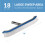 Blue Devil Pool Wall Brush Deluxe med Poly Bristles - 18 """" 5