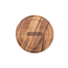 Ironwood Gourmet 28686 Round Dorset Cheese and Charcuterie Paddle