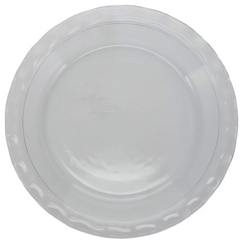Pyrex Pyrex Easy Grab 9.5 """" Plate de torta de vidro feito nos EUA 2