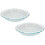 Pyrex Pyrex Easy Grab 9.5 """" Plate de torta de vidro feito nos EUA 1