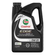 leo de motor totalmente sinttico avanado Castrol EDGE 0W-20 5 quartos