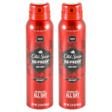 Old Spice Re-Fresh Body Spray, Swagger 3.75 oz (Pack of 2)