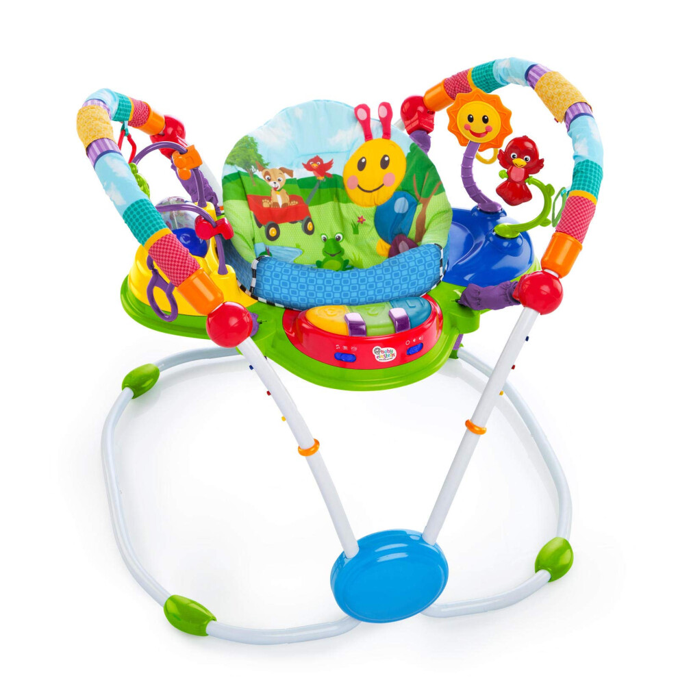 Baby Einstein Neighborhood Friends Activity Jumper with Lights and Music  6 Months+  Max weight 25lbs.  Unisex