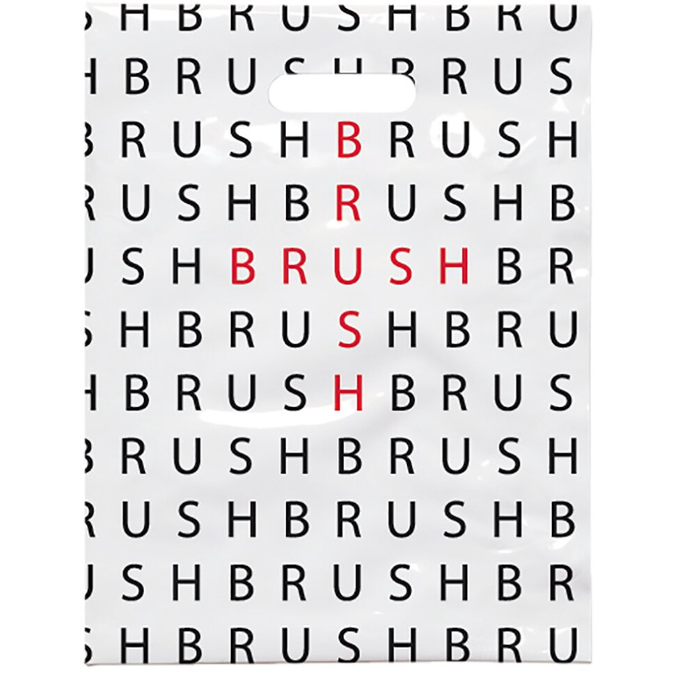 Practicon Brush Crossword Dental Giveaway Bags 9"""""""" X 12"""""""" 100 Pack