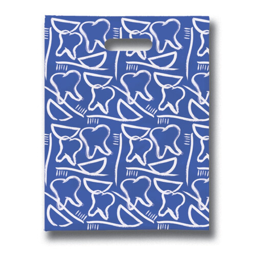 Borse omaggio dentale, 9" x 12", confezione da 100