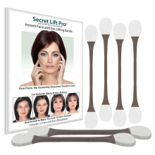Secret Lift Pro vormontierte Gesichts- und Augenlift-Bδnder mit Bδndern, Einheitsgrφίe (dunkles Haar)