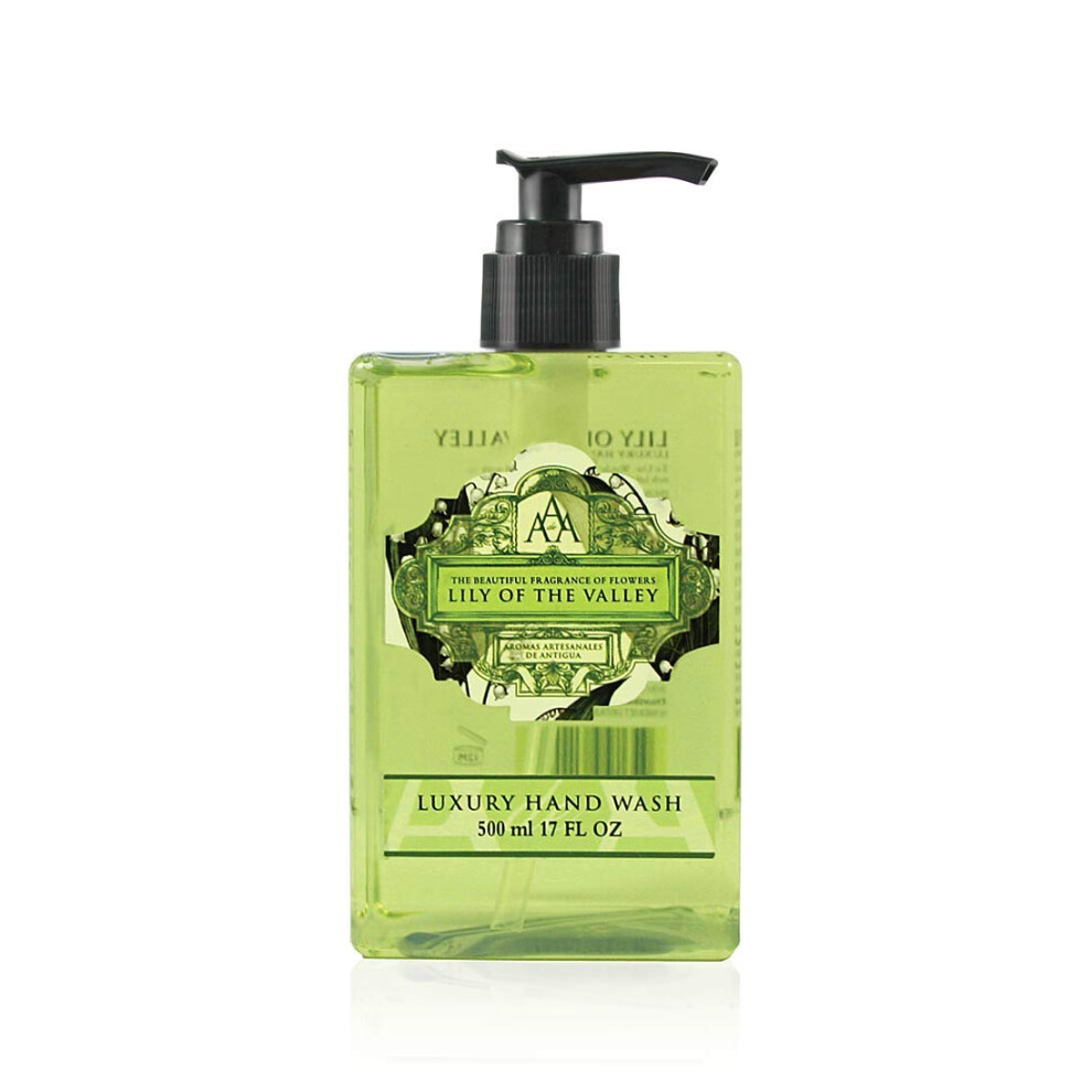 Aaa De Aromas Artesa Aaa Floral - Lily Of The Valley - Luxury Moisturizing Hand Wash Enriched With Shea Butter - 500 Ml / 17 Fl Oz