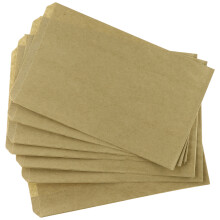 My Craft Supplies 200 sacos de papel Kraft marrom 5 x 7,5 bons para mercadorias de buffets de doces