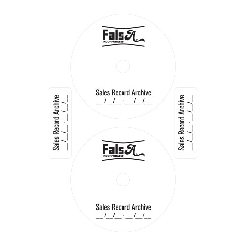 Ετικέτες CD/DVD Blank, Συμβατές με Neato Full Face, Λευκές Ματ, Inkjet και Laser 1
