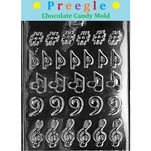 Preegle J006 Musical Music Note Chokolade Candy Form