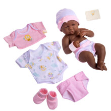 Ensemble cadeau de poupee Layette Baby Poll | JC TOYS - LA Newborn Nursery | 14 """" """" poupee nouveau-nee afro-americaine a la vie avec accessoire