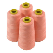 4 conuri mari (3000 de metri fiecare) de fire de poliester pentru cusut coafarea tonului de carne serger de la Threadnanny