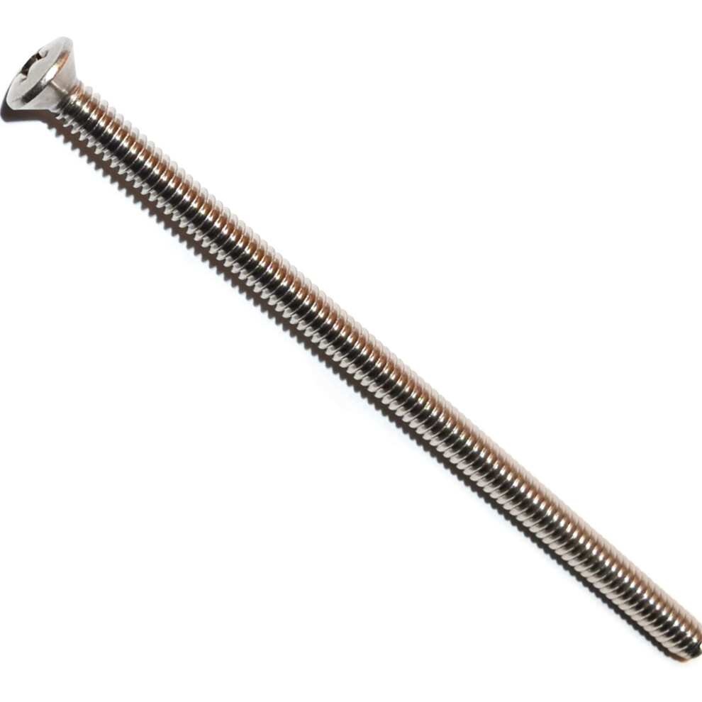 Hard-To-Find Fastener Phillips Oval Machine Screws 10-24 X 4 Piece-3 014973449049