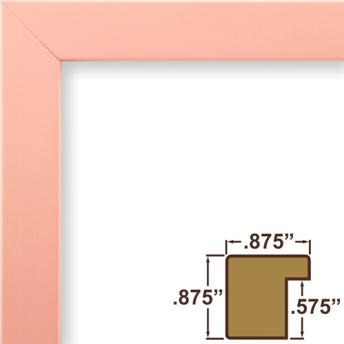 Craig Frames Confetti  Modern Light Pink Picture Frame  5 x 7 Inch 2