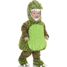Disfraz de T-Rex para beb   , color verde, talla mediana (18-24)