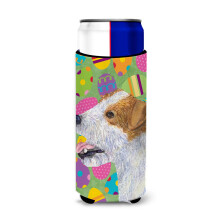 Caroline's Treasures SS4849MUK Jack Russell Terrier Πασχαλινό Κουβέρτα για slim cans