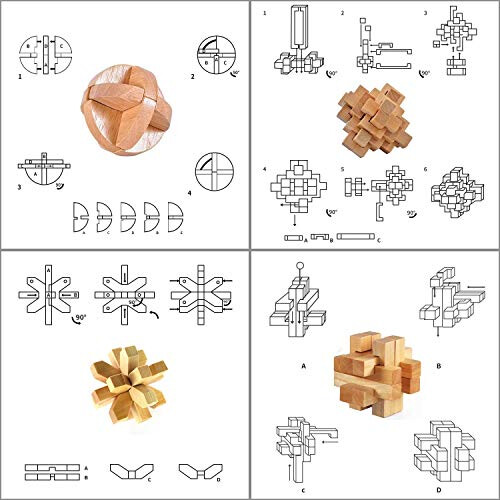 Quebra-cabea de cubo de madeira ULT-unite3D 1