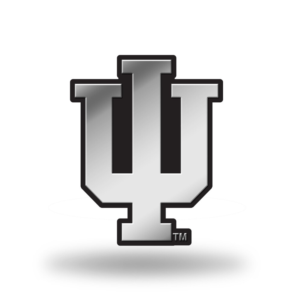 Rico Industries Ncaa Indiana Hoosiers Chrome Finished Auto Emblem 3D Sticker 094746802585