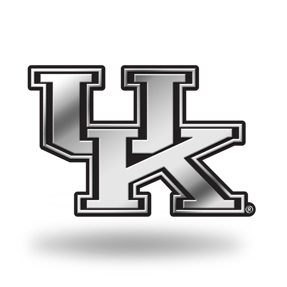 Rico Industries Ncaa Kentucky Wildcats Chrome Finished Auto Emblem 3D Sticker 094746802639