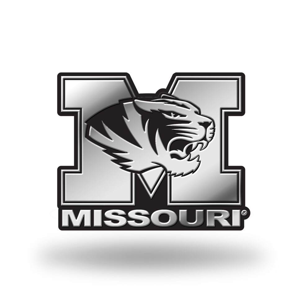 Rico Industries Ncaa Missouri Tigers Chrome Finished Auto Emblem 3D Sticker 094746802714