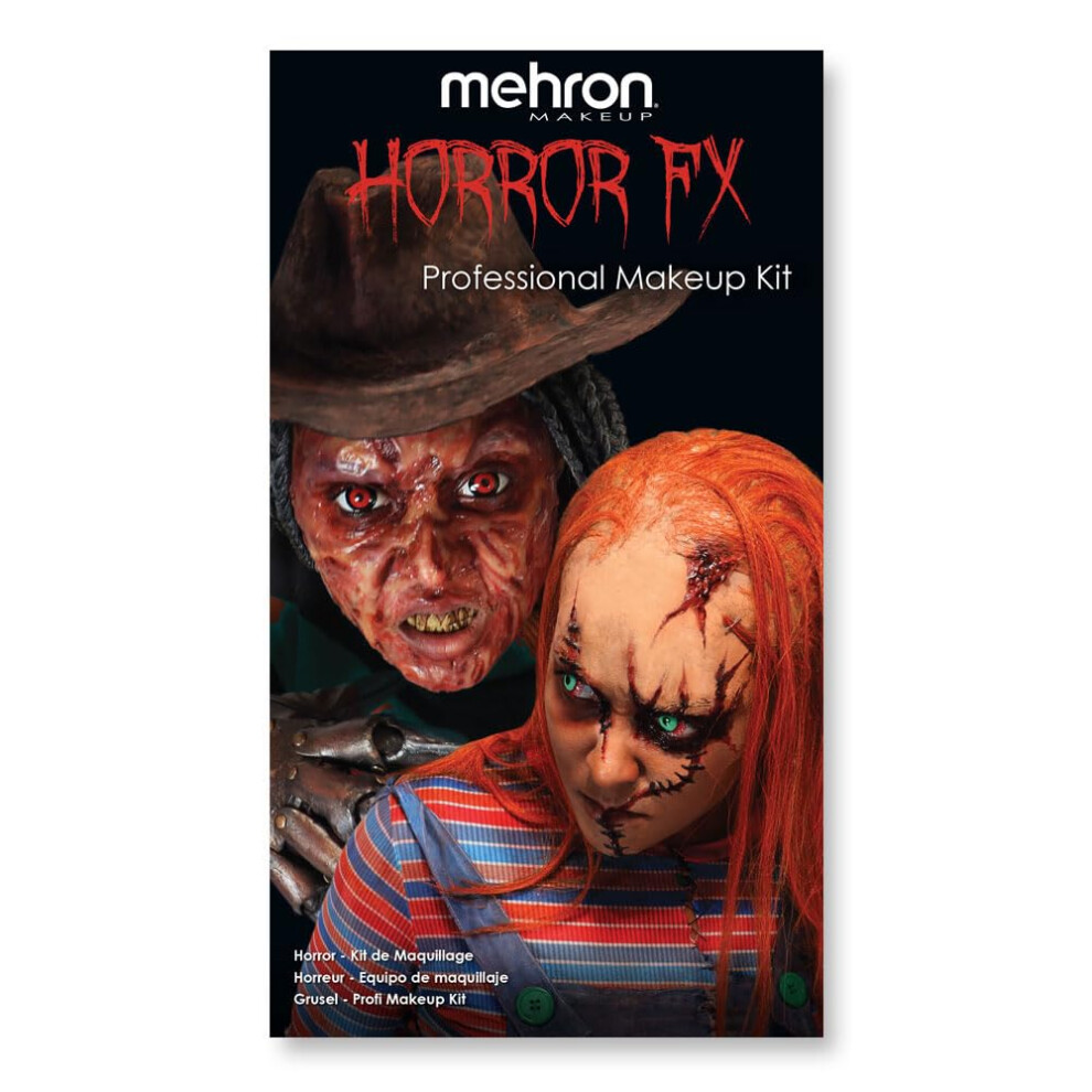 Mehron Makeup Premium Character Kits| Makeup Kits for Halloween & Cosplay| Made in the USA | Complete Makeup Kit | Includes all Makeup  Tools  & Instr