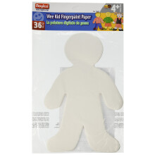 Roylco Finger Paint Wee Kid Shape 7 1/2"""" x 12""""