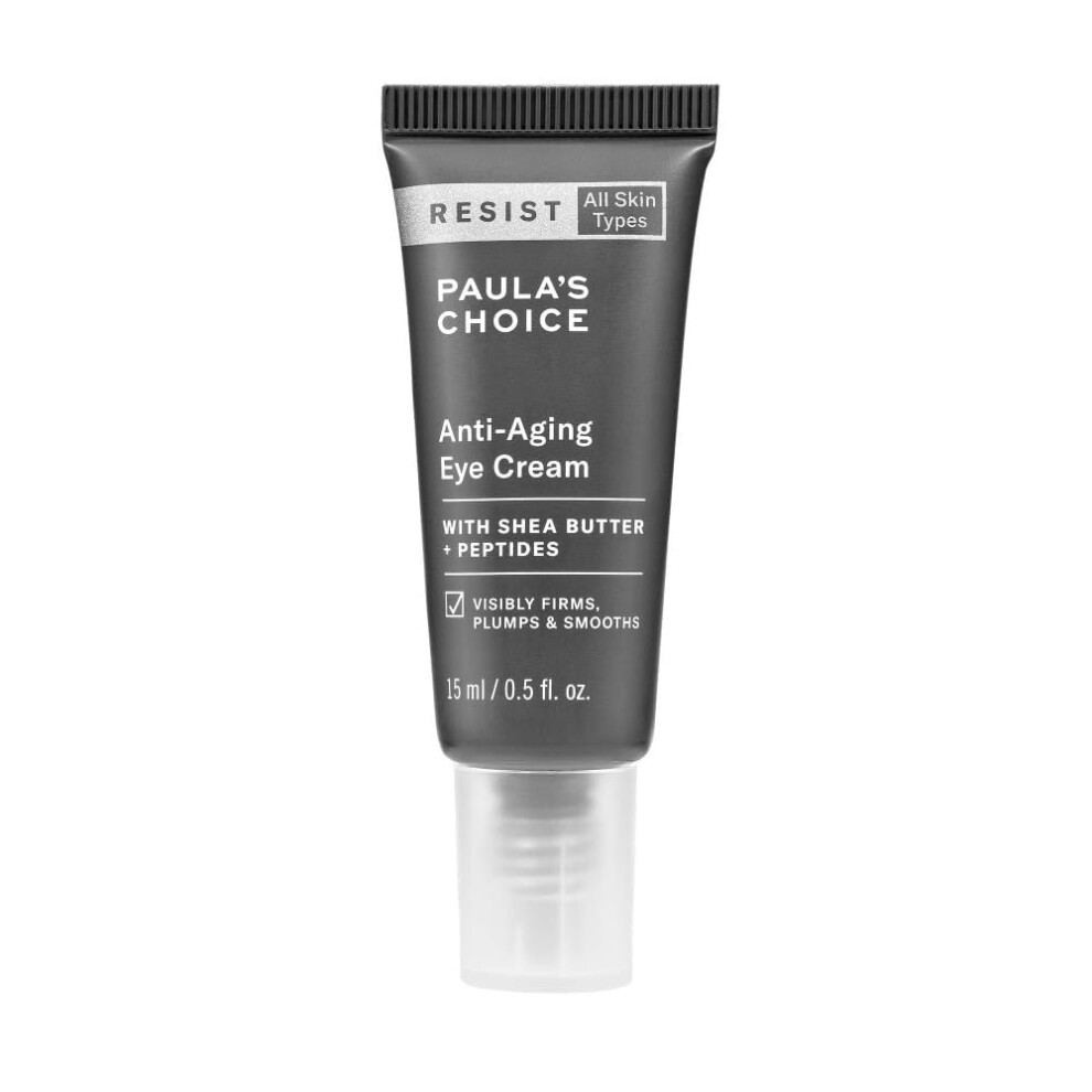 Paula's Choice RESIST Anti-Aging Eye Cream with Shea Butter & Vitamin C for Puffy Eyes  Wrinkles  Fine Lines & Crow's Feet  0.5 Fl Oz