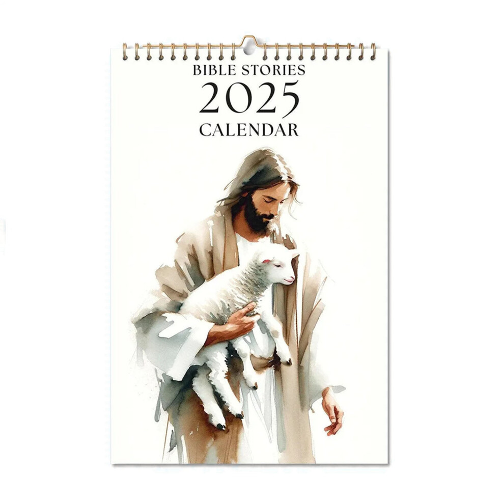 2025 Calendario Muro Delle Storie Della Bibbia Cristiana