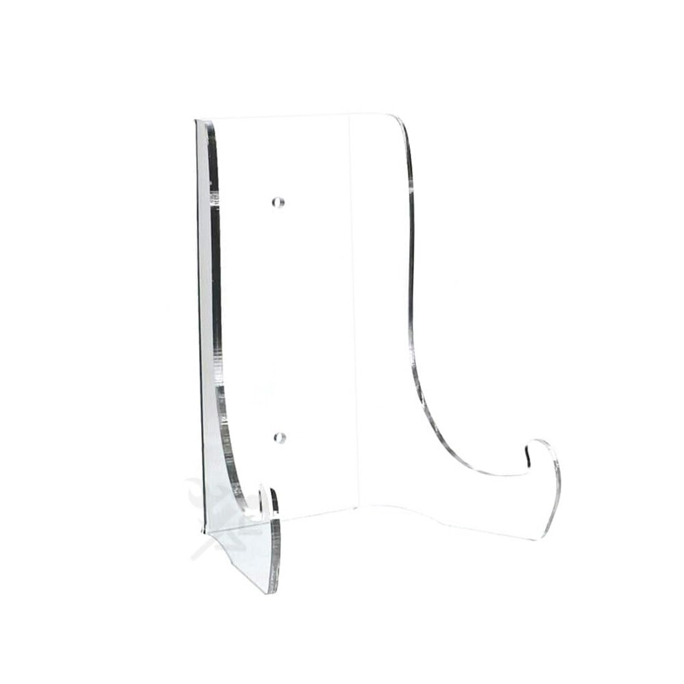 Onfireguy Robuster Tellerstander | 6 Zoll Grosse Staffelei Aus Transparentem Acryl Fur Teller Mit 7 10 Durchmesser, Bilderrahmen, Bucher, Plakette-image