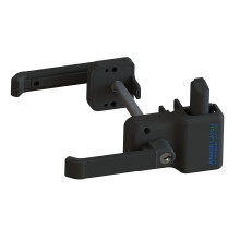 Musta Nylon Polymer Key Lukittava magneettinen panssarisalpa | Keyed Alike | NW6244-SD-FB-KA