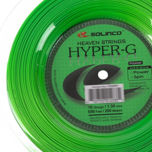 Solinco Hyper-G (16-1.30mm) Tennis String Reel (660ft/200m) 1