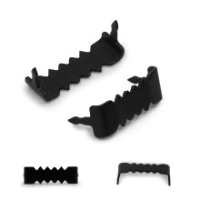 Sgezahn-Bildaufhnger ohne Ngel  100er-Pack  2,5 cm  schwarzer Sgezahn-Aufhnger
