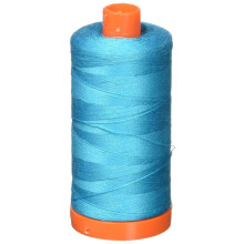 Aurifil Mako Puuvillalanka Solid 50wt 1422yds Turquoise