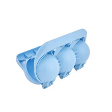 Superio Snowball Maker Triple Balls Mold Kid Snow Toy Light Blue Triple Mold Snowballs Maker Outdoor Winter Fun Sand form