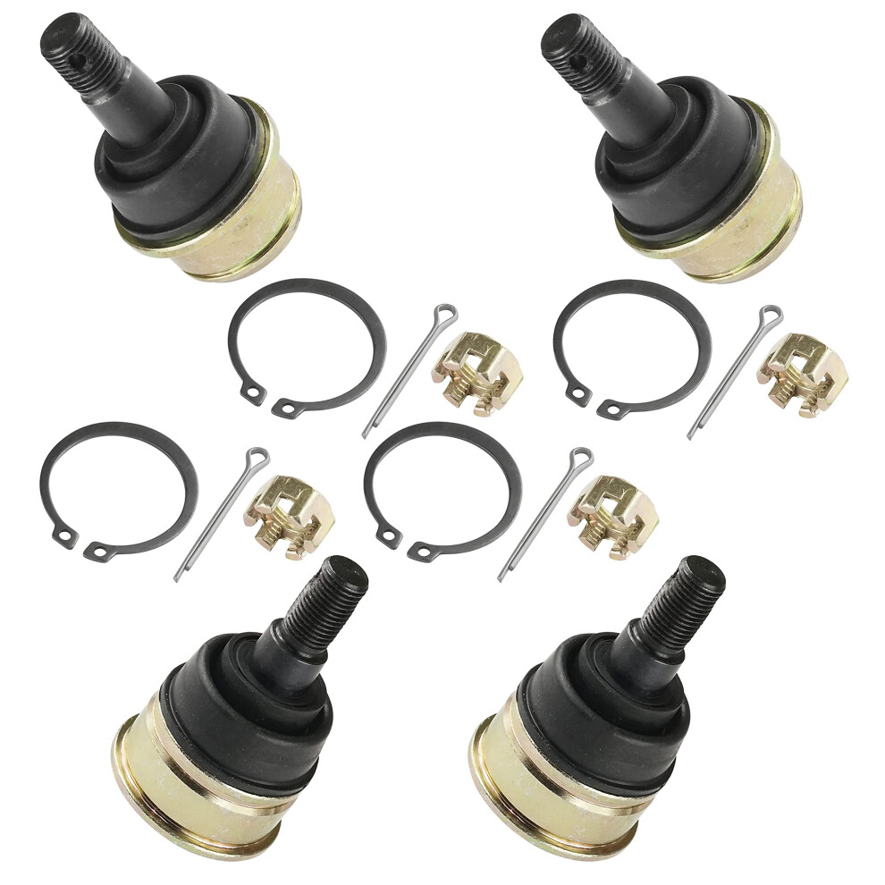 Caltric 4 Upper And Lower A-Arm Ball Joint Compatible With Honda Trx250ex Trx-250Ex Sportrax 250 2001-2008 888552404831