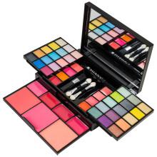 SHANY 'Fix Me Up' Kit per il trucco - Trucco compatto da viaggio, portatile, regalo per adulti e adolescenti, ombretti, colori per labbra, fard e