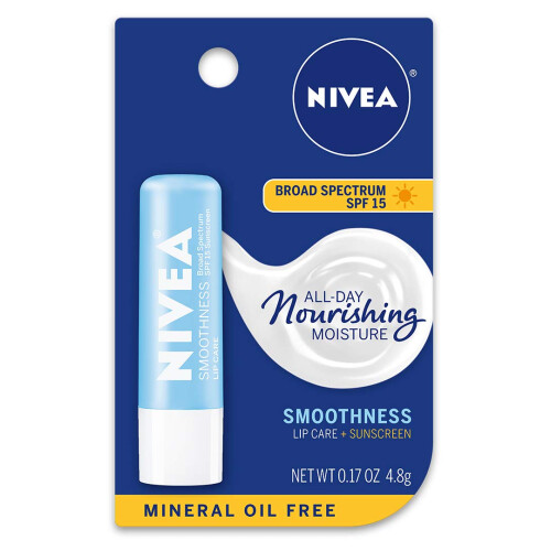 NIVEA NIVEA Lippenpflege Smoothness SPF 15, 0,17 oz (8er Pack)