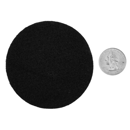 Playfully Ever After Círculos de Feltro Preto (7,5 cm - 30pc) 1