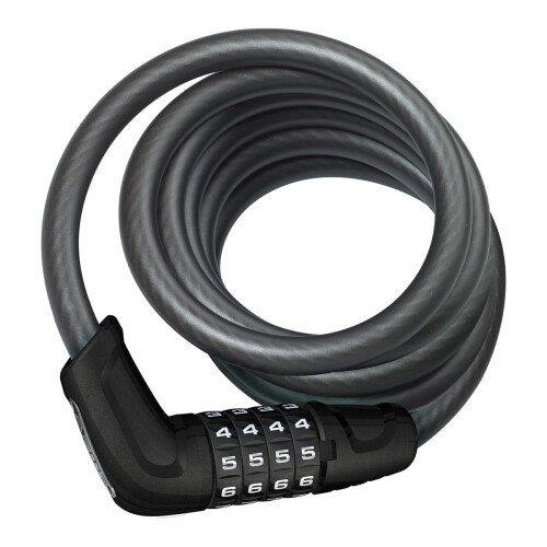 Abus Abus 6 -serie Combo Coil Cable Lock Black 185cm/12mm